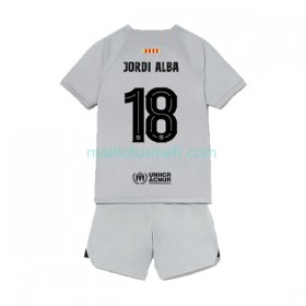 Maillot de Foot FC Barcelone Jordi Alba 18 Troisième 2022-23 - Enfant